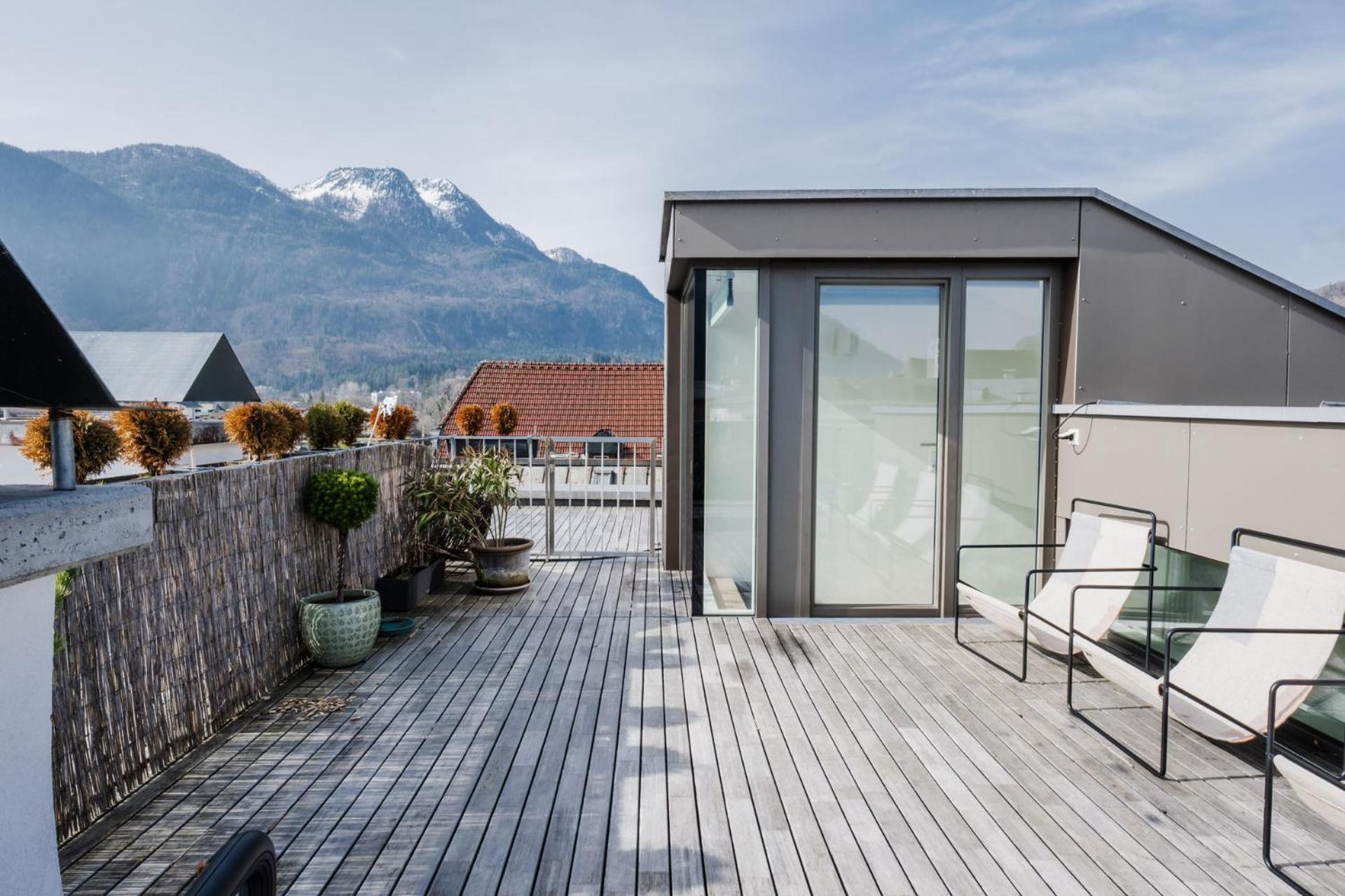 巴德伊舍Luxus Penthouse Mit Panoramablick公寓 外观 照片