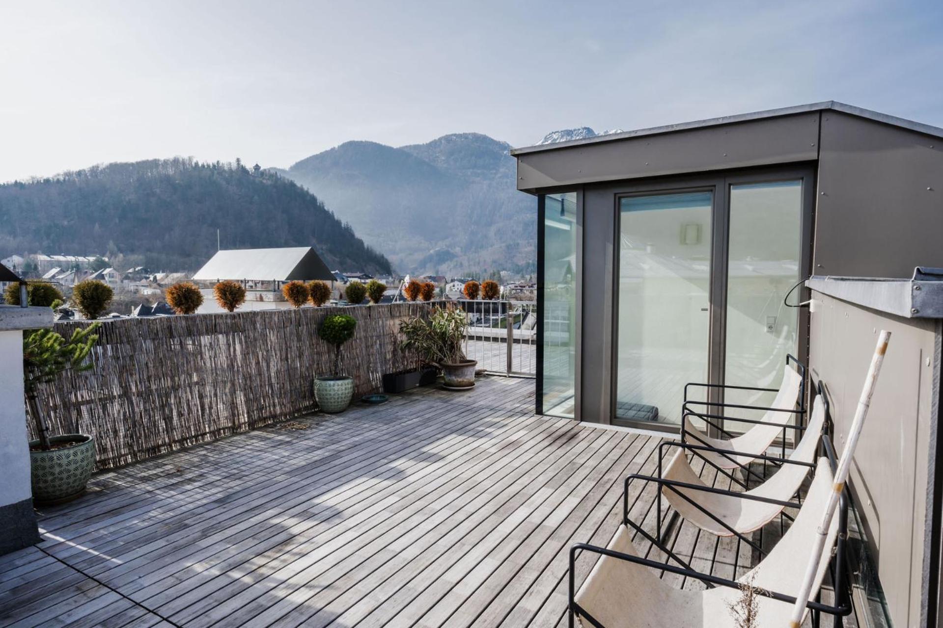 巴德伊舍Luxus Penthouse Mit Panoramablick公寓 外观 照片